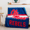 Northwest NCAAA Mississippi Rebels Singular Silk Touch Throw Blanket, 45"x60"