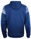 Zubaz Dallas Cowboys NFL Men's Full Zip Hoodie with Zebra Print Details