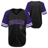 Outerstuff MLB Kids Colorado Rockies Button Up Baseball Team Home Jersey