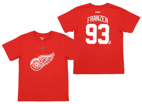 Reebok NHL Youth Boys Detroit Red Wings Johan Franzen #93 Player Shirt