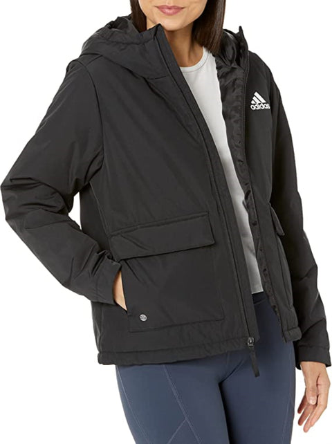 Adidas Women's Basic Sturdy Midweight Insulated Jacket, Black