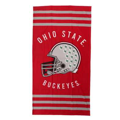 Northwest NCAA Ohio State Buckeyes "Stripes" Beach Towel, 30" x 60"