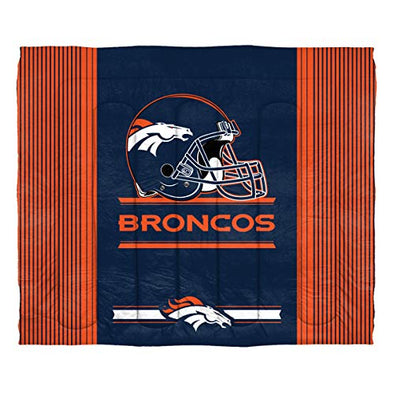 Northwest NFL Denver Broncos Safety FULL/QUEEN Comforter and Shams