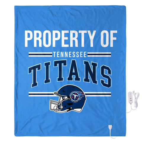 FOCO NFL Tennessee Titans Exclusive Heated Throw Blanket, 50"x60"