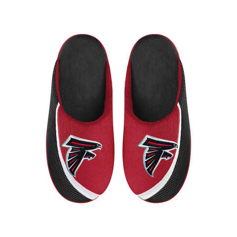 FOCO NFL Men's NFL Atlanta Falcons 2022 Big Logo Color Edge Slippers