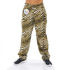 Zubaz NFL Men's Pittsburgh Steelers Classic Zebra Print Team Logo Pants