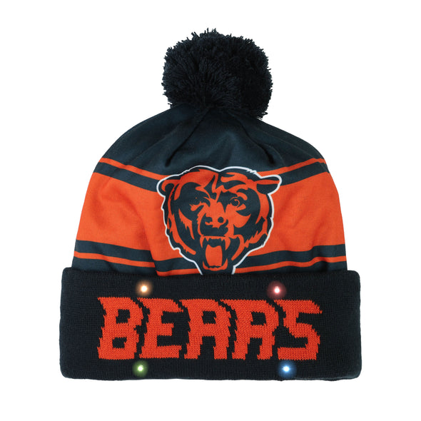 FOCO Adult's NFL Chicago Bears Light Up Beanie