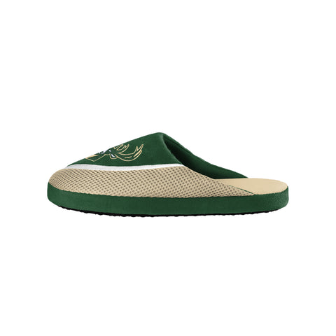 FOCO NBA Men's Milwaukee Bucks 2022 Big Logo Color Edge Slippers