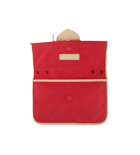 Tila March Zelig Fold-over Canvas Clutch Purse Bag - Pink