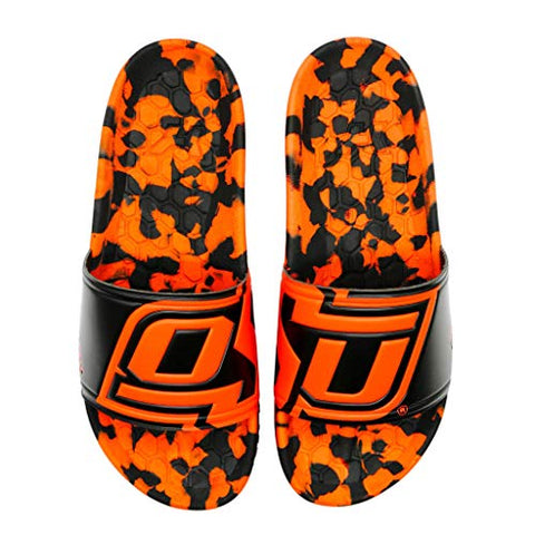 Hype Co College NCAA Unisex Oklahoma State Cowboys Sandal Slides
