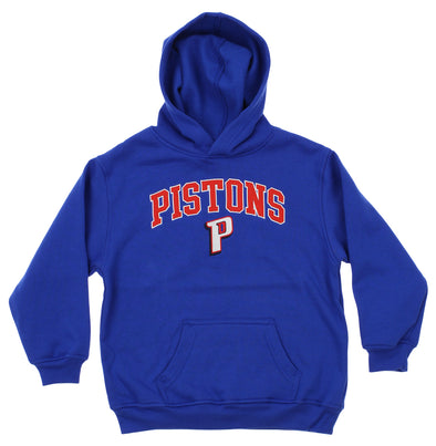 OuterStuff NBA Youth Detroit Pistons Fleece Pullover Hoodie, Blue