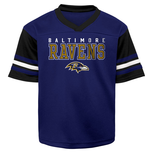 Outerstuff NFL Youth Boys Baltimore Ravens Team Logo Knit Top Jersey