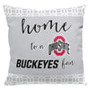 Northwest NCAA Ohio State Buckeyes Home Fan 2 Piece Throw Pillow Cover