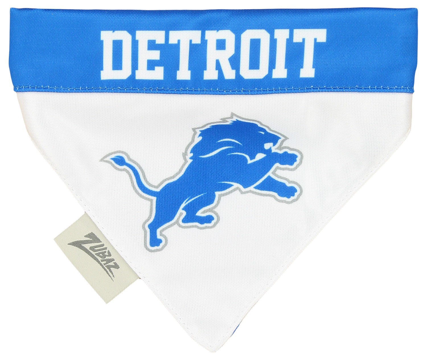 Detroit Lions Print Dog Bandana Over the Collar Dog Bandana 