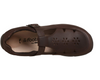 Footprints By Birkenstock Women's Beverly T-Strap Flat Shoe, Chocolate