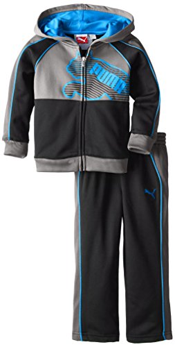 Puma Toddlers Pop Cat Poly Fleece Set Hoodie and Pants - Black