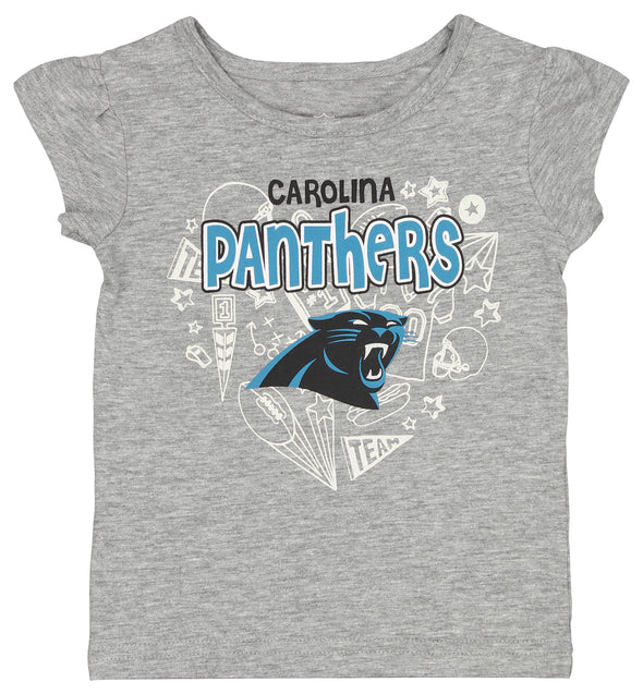 Outerstuff NFL Infant/Toddler Girls Carolina Panthers 3-Piece Set