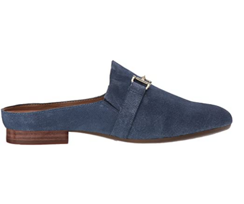 Aerosoles Women's Out Of Sight Slip On Mules, Mid Blue Suede