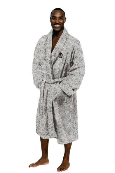 Northwest NCAA Men's Georgia Bulldogs Soft Sherpa Lounge Bath Robe