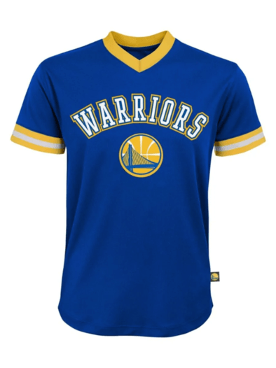 Outerstuff NBA Youth Boys (8-20) Golden State Warriors Tackle Twill Mesh Top