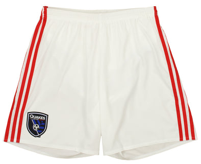 adidas Men's MLS Adizero Team Short, San Jose Earthquakes- White