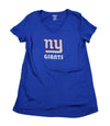 Reebok NFL Football Women's New York Giants Maternity Short Sleeve T-Shirt