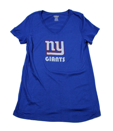 Reebok NFL Football Women's New York Giants Maternity Short Sleeve T-Shirt