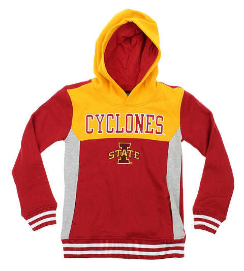 NCAA Youth Iowa State Cyclones Throwback Block Hoodie