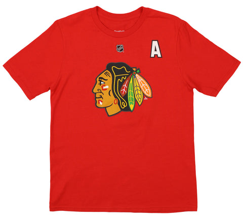 Chicago Blackhawks Brent Seabrook #7 NHL Boys Youth Short Sleeve Tee, Red