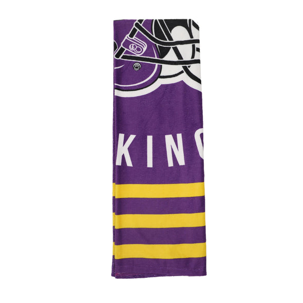 Northwest NFL Minnesota Vikings "Stripes" Beach Towel, 30" x 60"