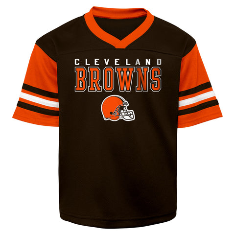 Outerstuff NFL Youth Boys Cleveland Browns Team Logo Knit Top Jersey