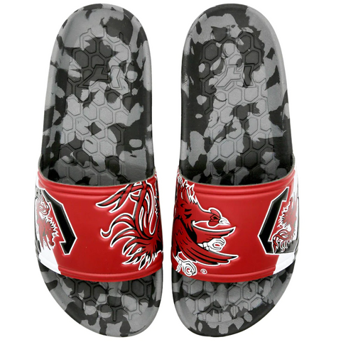 Hype Co College NCAA Unisex South Carolina Gamecocks Sandal Slides