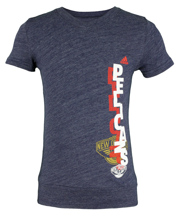 Adidas NBA Youth Girls (7-16) New Orleans Pelicans Pebble Text Banded Shirt