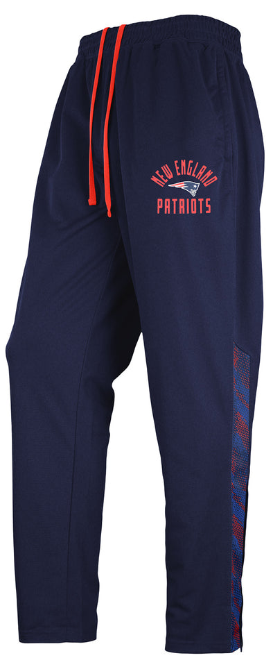 Zubaz NFL Men's New England Patriots Viper Accent Elevated Jacquard Track Pants