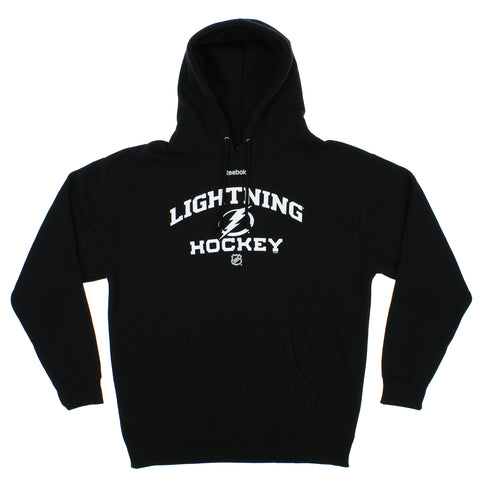 Reebok NHL Men's Tampa Bay Lightning Logo Crest Basic Pullover Fleece Hoodie