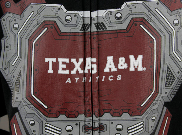 NCAA College Youth Boys Texas A&M Aggies Full Zip Masked Sweatshirt Hoodie, Black