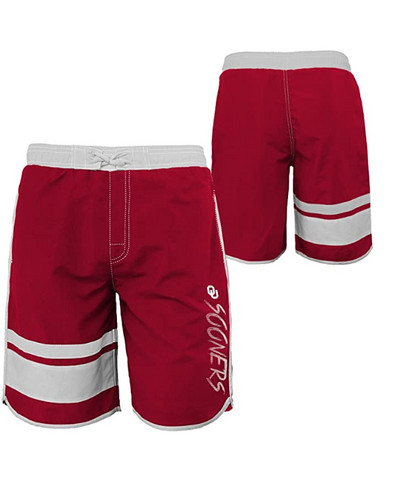 Outerstuff NCAA Youth Oklahoma Sooners Color Block Swim Trunks