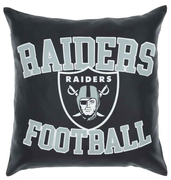 FOCO NFL Las Vegas Raiders 2 Pack Couch Throw Pillow Covers, 18 x 18