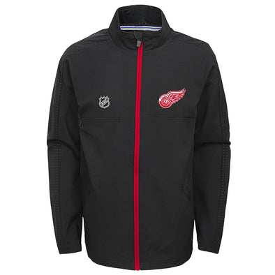 OuterStuff NHL Youth (8-20) Detroit Red Wings Prevail Full Zip Lightweight Jacket