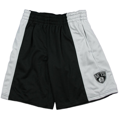 Zipway NBA Men's Big & Tall Brooklyn Nets Karl Basketball Shorts, Black