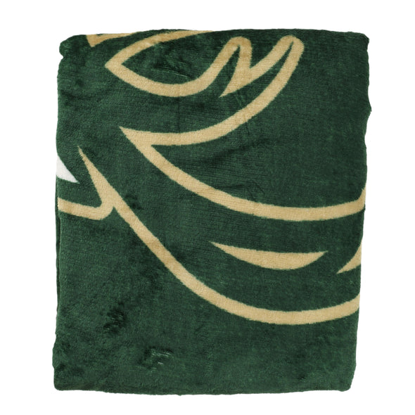 Northwest NBA Milwaukee Bucks Dual Vision 45 X 60 Silk Touch Throw Blanket