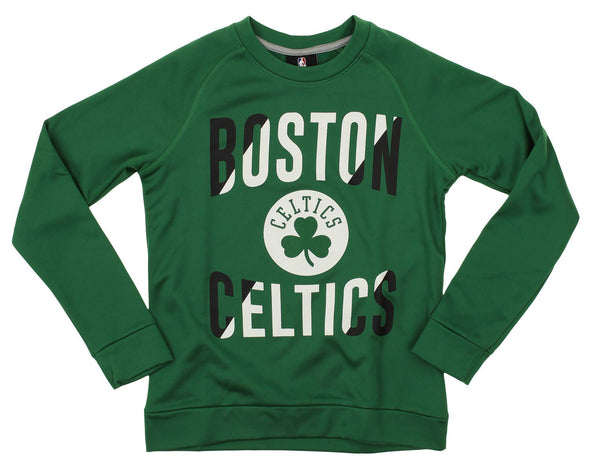 Outerstuff NBA Youth/Kids Boston Celtics Performance Fleece Crew Neck Sweatshirt