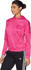 adidas Women's Team Issue Pullover Hoodie, Real Magenta, XS