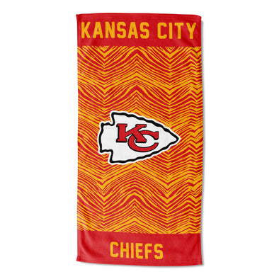 Northwest NFL Kansas City Chiefs State Line Beach Towel, 30x60