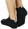 Adidas Women's 3 Pack Comfort Low Cut Black and Grey Socks