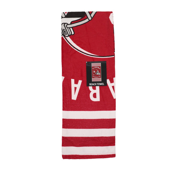 Northwest NCAA Alabama Crimson Tide "Stripes" Beach Towel, 30" x 60"