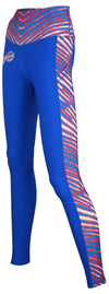 Zubaz NFL Women's Buffalo Bills Elevated Leggings With Zebra Accents