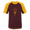 Outerstuff NCAA Youth Arizona State Sun Devils Color Block Rash Guard Shirt