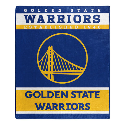 Northwest NBA Golden State Warriors Raschel Throw Blanket
