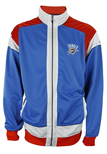 Zipway NBA Men's Big & Tall Oklahoma City Thunder Walt Full Zip Jacket, Blue